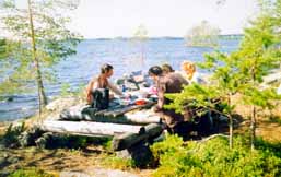 Первая стоянка после волока