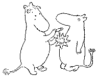 ...freken Snork  nacepila zvezdu emu na sheyu